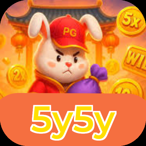 Interface do aplicativo 5y5y mostrando jogos disponíveis no iOS e Android